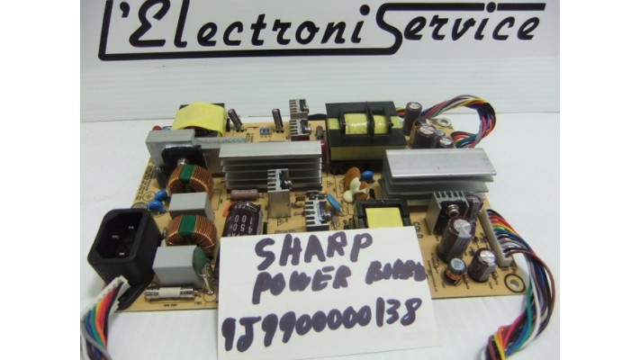 Sharp 9JR9900000138 power supply board .